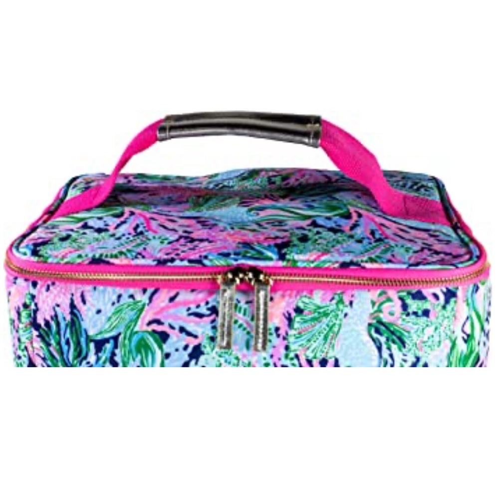 🔥🔥🆕💕🌴LILLY PULITZER🌴WINE CARRIER BRINGING MERMAID BACK - Picture 2 of 10
